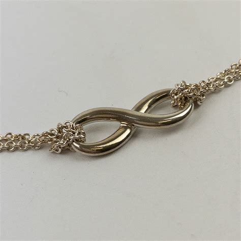 Tiffany And Co Sterling Silver Infinity Pendant Necklace