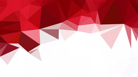 Red And White Polygon Abstract Background