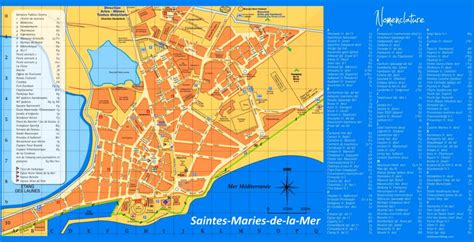 Saintes Maries De La Mer Sightseeing Map