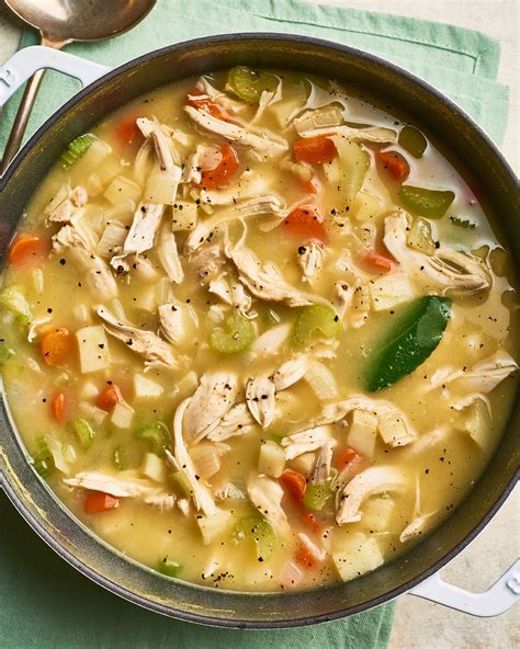 Ree says to simmer the soup for 1 1/2 to 2 hours, but start checking it after 1 hour of simmering to see if the chicken is cooked through. Pioneer Woman's Chicken Soup Recipe Review | Kitchn