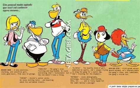 A Pullout Poster Of Dickie And Her Friends This One Featuring Descriptions Of The Characters In