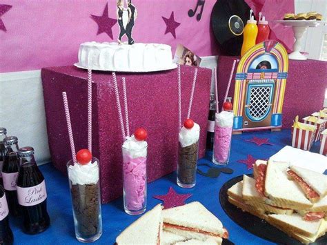 Grease theme grease printables grease decorations grease party decorations grease themed party ideas grease movie cake sock hop party grease props grease birthday cakes 50s theme party grease movie art grease backdrop pink lady grease costume grease quotes grease. Grease Birthday Party Ideas | Photo 10 of 14 | Catch My Party