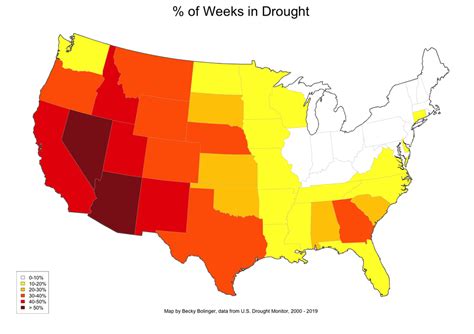How Drought Prone Is Your State A Look At The Top States And Counties In Drought Over The Last