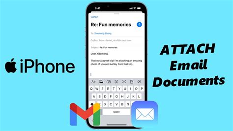 How To Attach Documents To Email On Iphone Attach Files To Email On