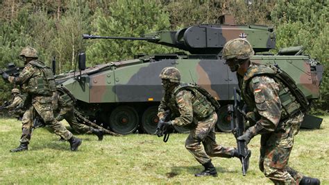 German Army Lacks Infantry Fighting Vehicles Some Soldiers Forced To