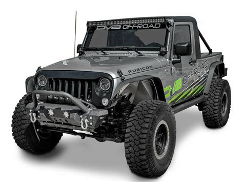 Dv8 Offroad Fbshtb 11 Front Stubby Winch Bumper For Wrangler Jkjl