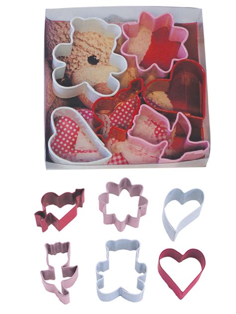 Mini Cookie Cutter Set 6 Piece Valentines Little Obsessed