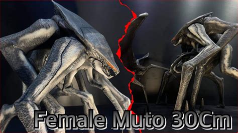 New Female Muto 30cm Godzilla 2014 Ver With Size Comparison Youtube