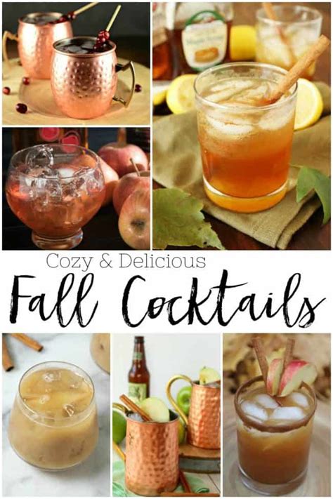 20 Best Fall Cocktails Easy Fall Alcoholic Drinks