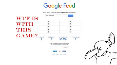 I'm assuming that i was either featured in a youtube video, or lots of people have been searching google feud. HOW TO BUILD... A SHIT GAME | Google Feud #1 - YouTube