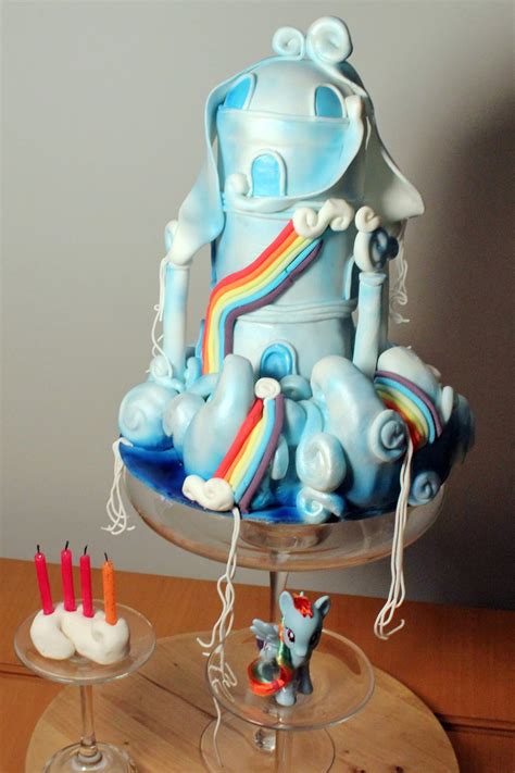 My little pony is an animated series based on hasbro's wildly popular franchise with the same name. My Little Pony : Rainbow Dash Cloud House Cake ...