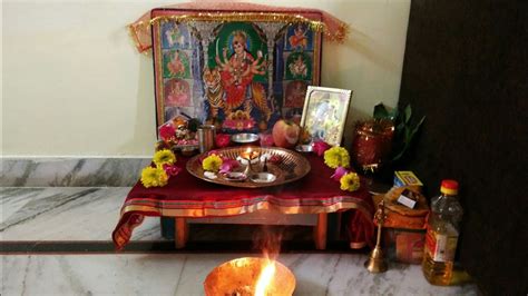 First Day Navratri Pujaपहले दिन की नवरात्रि पूजाanveshas Creativity
