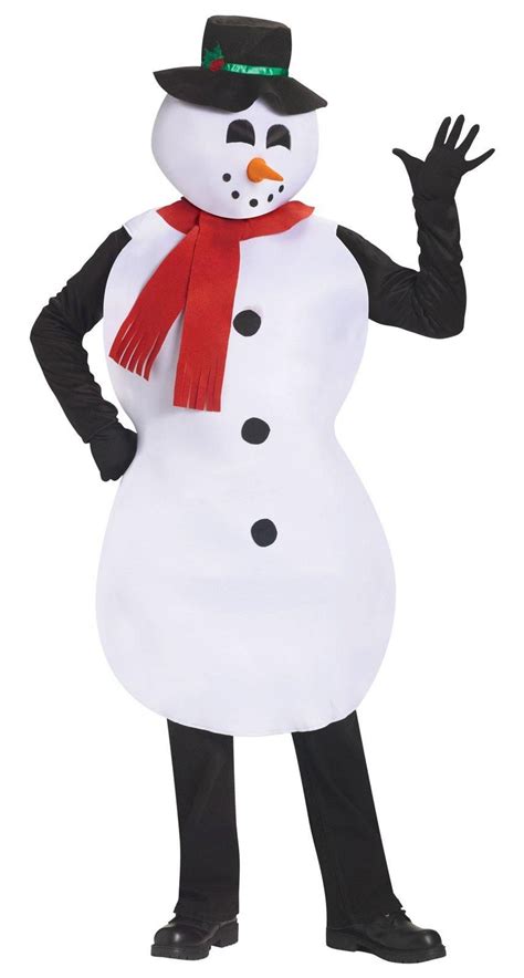 Snowman Adult Hooded Jumper Snowman Costume Adult Costumes Holiday