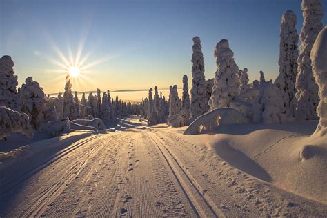 Finnland Lappland Winterlandschaft Kostenloses Foto Auf Pixabay Pixabay