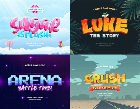 Game Titles Bundle 30 Text Effects Add Ons Graphicriver