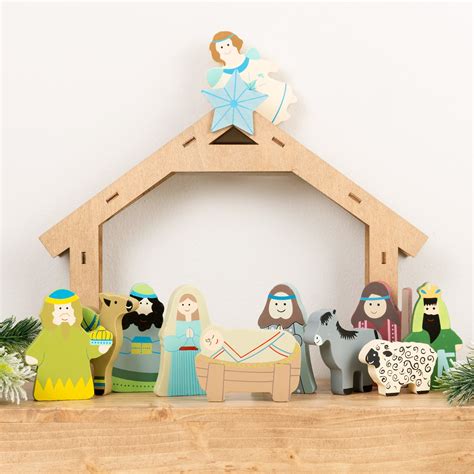 Simple Nativity 12 Pc Ornaments Home And Living