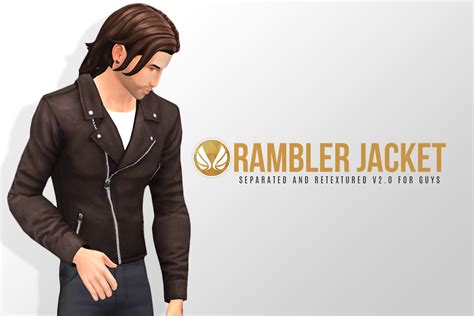 Simsational Designs Rambler Leather Jacket Version 20