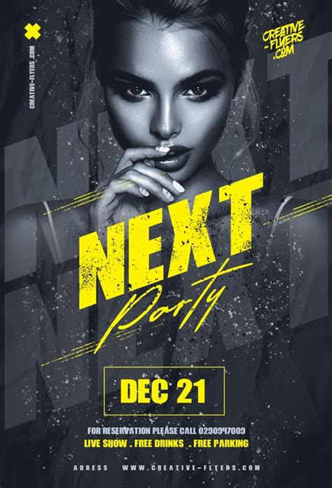 Free Party Flyer Templates For Photoshop Grossmoving