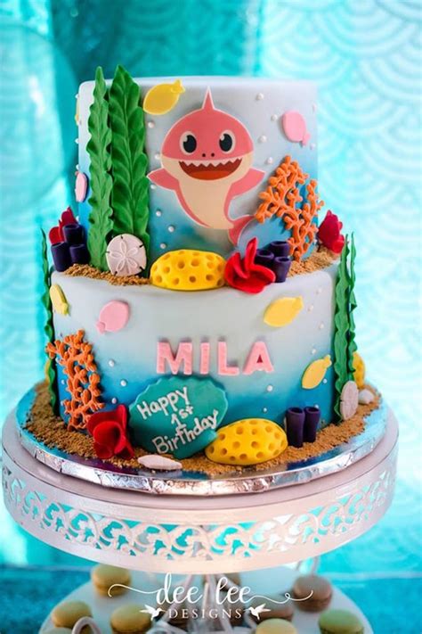 I made this cake for my daughter, stevie's second birthday because like most. 17 Cute Baby Shark Party Ideas - Pretty My Party - Party Ideas