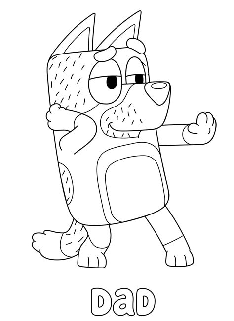 20 Disney Junior Bluey Coloring Pages