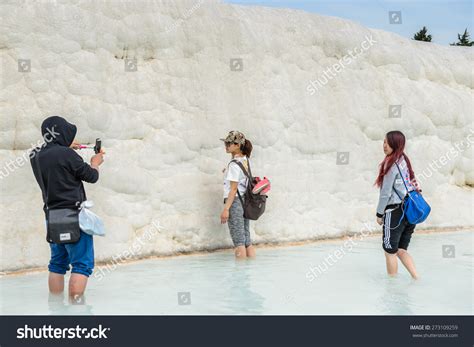 Pamukkale Turkey Apr 18 2015 Unidentified Stock Photo 273109259