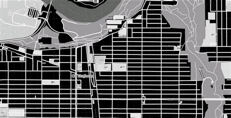 Edmonton Vector Map Detailed City Plan Editable Illustrator Street Map