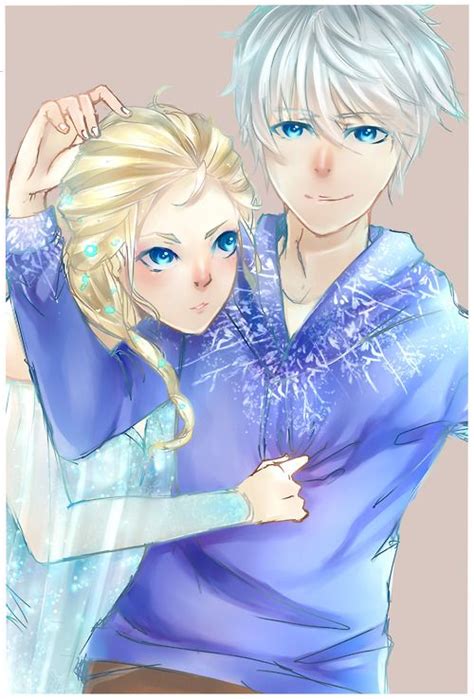 Pin By Carmen Maria On Crossovers Jack X Elsa Jack Frost And Elsa