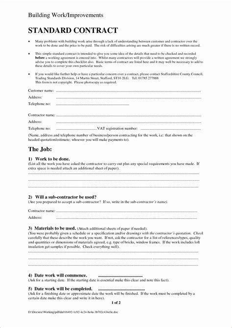 Simple Business Contract Template New 3 Simple Contractsreport Template