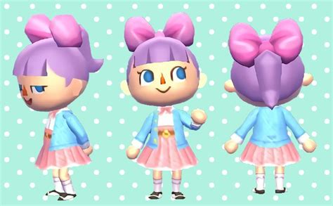 When you start the game, you have a conversation on the train with a cat named rover, and the answers you provide to rover's questions determine your avatar's gender, eye shape, hairstyle, and hair color. New Leaf Adventures | New leaf, Animal crossing, Light purple hair
