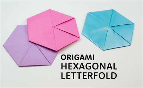 Origami Hexagonal Letterfold Photo Tutorial Paper Kawaii Otosection
