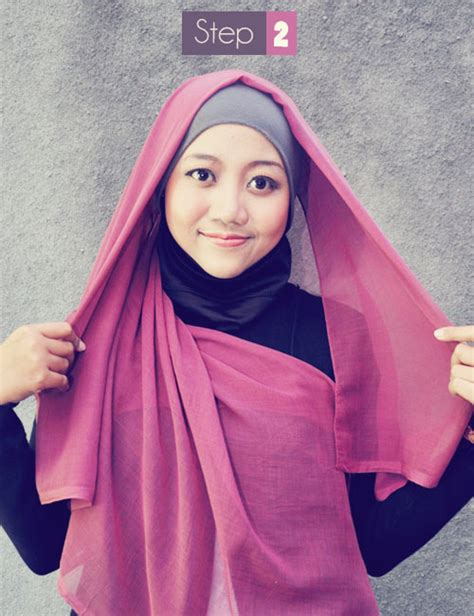 Cara Memakai Jilbab Simple Milza Anjan Berjilbab Segi Empat Modern Simple