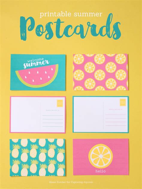 Free Printable Summer Cards Printable Templates