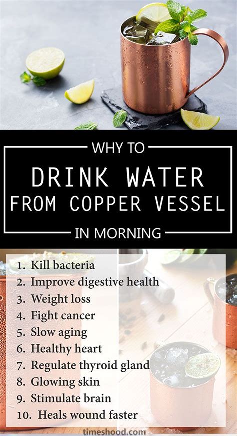 Benefits Of Copper Water Drinking Water In Copper Vessel Copper Water Benefits Benefits Of