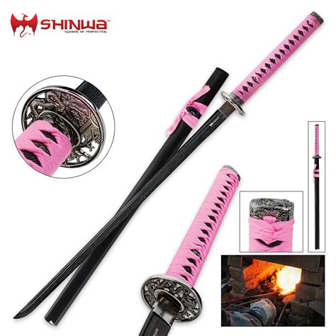 Shinwa Pink Warrior Katana Sword Knives And Swords At The