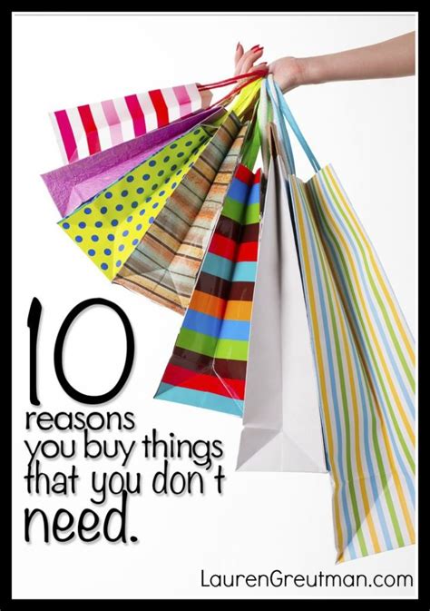 10 Reasons Why We Buy Things We Dont Need And How To Stop