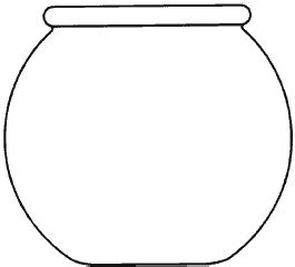 Free printable fish 50 fish templates free premium templates thomas. Fish Bowl Template - ClipArt Best