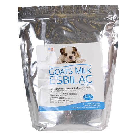 While it is possible to adapt cow's milk for puppies, powdered puppy formulas are much better, especially since their lactose content is limited. PetAg Goats Milk Esbilac Powder for Puppies, 5 lbs.