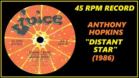 Rpm Record Anthony Hopkins Distant Star Youtube