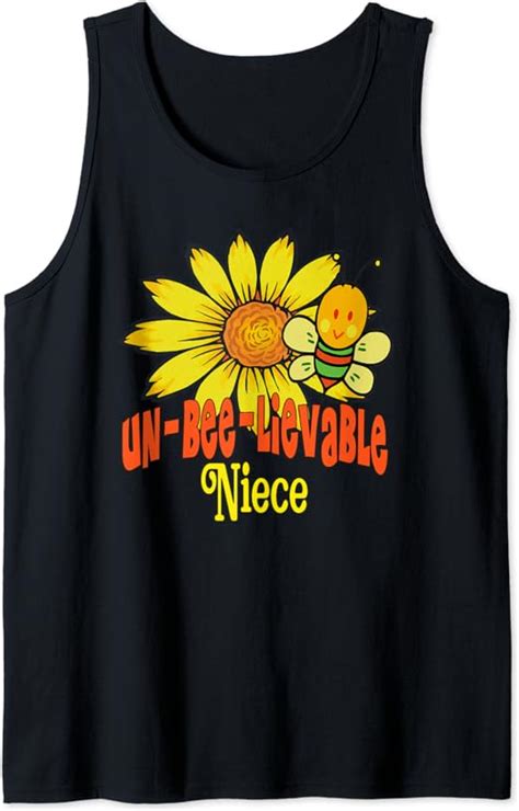 Unbelievable Niece Sunflowers Gifts World S Best Niece Tank Top