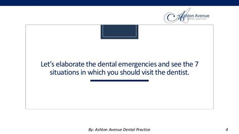 7 Situations That Need An Emergency Dental Care