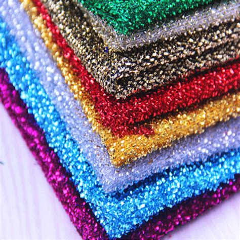 Sparkling Sponge Lurex Fabric - Buy Lurex Knit Fabric,Silver Lurex Fabric,Party Decor Fabric ...