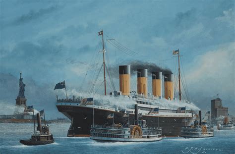 Frank Gardiner If Rms Titanic Had Arrived New York 17th April