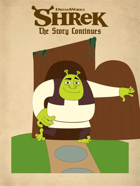 Shrek The Story Continues Promotional Poster By Smashupmashups On