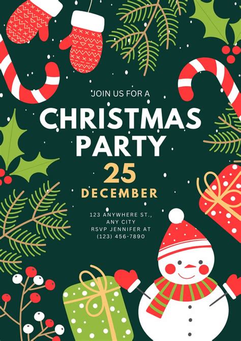 Christmas Party Poster Ideas