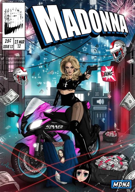 Madonna Print Mdna Comic Cover Art Etsy Comic Covers Madonna