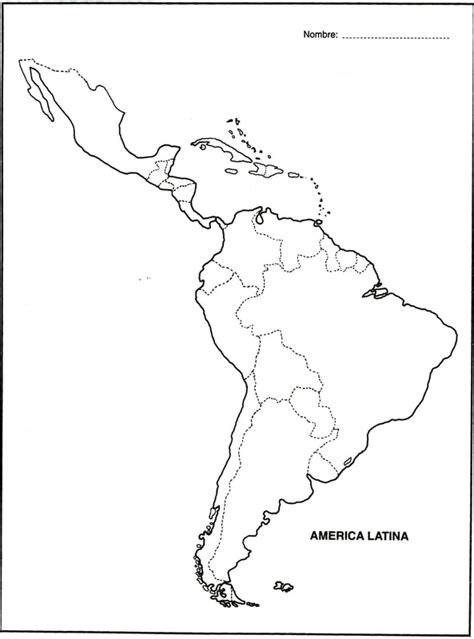 Mapa Mudo De Latinoamerica Images And Photos Finder