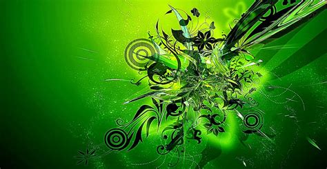 47 Cool Green Abstract Wallpapers Wallpapersafari
