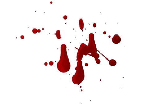 Download Red Blood Splatter Png Png And  Base