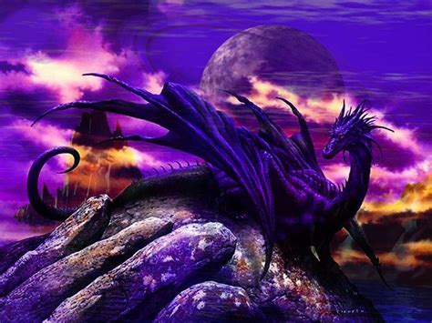 Purple Dragon Wallpapers Wallpaper Cave