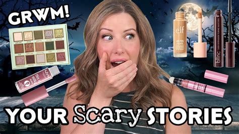 Reading My Subscribers Scary Stories Makeup And Storytime Youtube